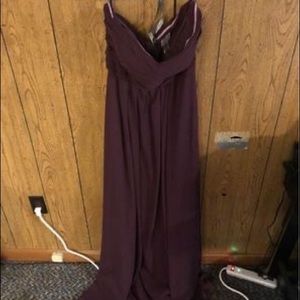 Purple bridesmaid dress size 14